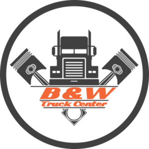 B&W Heavy Truck Parts Logo Used Trucks Overlay